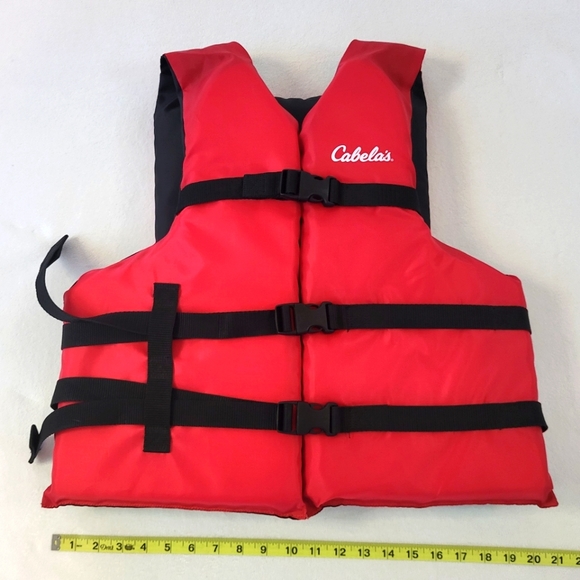 Cabela's Other Cabelas Adult Red Modelcb6 Universal Life Jacket